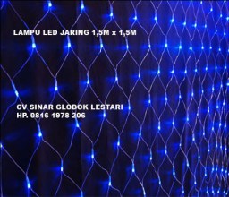 Lampu Hias LED Jaring 1.5 meter x 1.5 meter